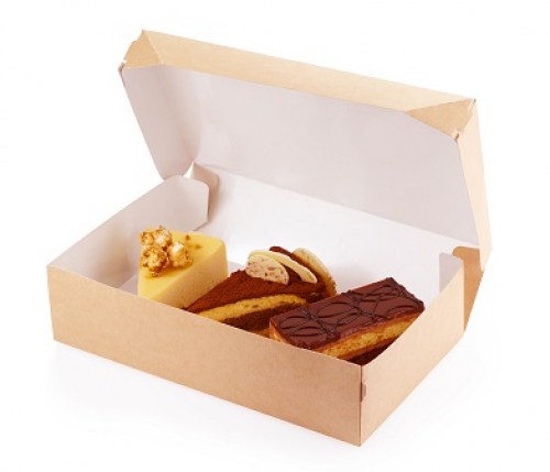 Cake Box Easy Open (Χάρτινα Κουτιά Kraft Ζαχαροπλαστείου)