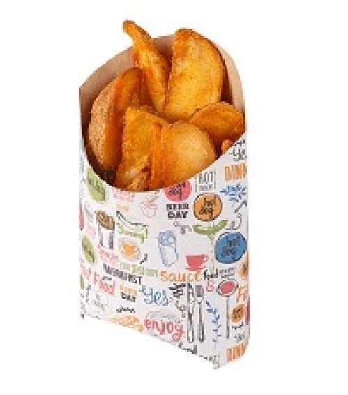 Fries Pack (Χάρτινη Συσκευασία Kraft για Τηγανιτές πατάτες)