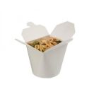 Noodle Box 26 White (Χάρτινη συσκευασία για Noodles Λευκό)