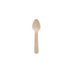 Ice Cream Wooden Spoon 11 Oval Paper Pack (Ξύλινο Κουταλάκι Οβάλ Συσκευασία σε Χαρτί 1/1)