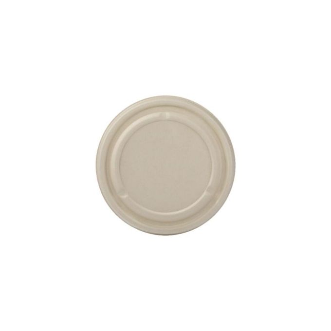 Sugarcane Lid for Soup Round Bowl 500 - 1000 Sugarcane (Καπάκι Ζαχαροκάλαμο για Μπώλ Στρογγυλό Σούπας Ζαχαροκάλαμο)