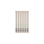 Paper Straws Freddo 17x0,42 BLACK Straight Paper Pack (Χάρτινα Καλαμάκια Ροφήματος Μαύρα Ίσια για Freddo Συσκευασία Χαρτί