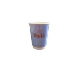 YOUR LOGO Double Wall (2W) Paper Cups 12 oz (Χάρτινα Ποτήρια Διπλού Τοιχώματος με Λογότυπο της επιχείρησης σας)