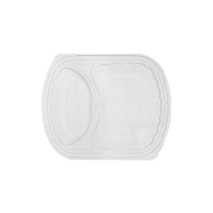 Lid PP for Lunch Box M/W Sugarcane 2 Cases 1150 (Καπάκι PP Παραλληλόγραμμο  για Σκεύος M/W 1 Θέσης από Ζαχαροκάλαμο)