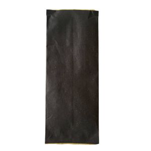 Paper Case for Cuttlery, Design "BLACK" + Napkin (Χάρτινη Συσκευασία με σχέδιο "Μαύρο" για Κουβέρ με Χαρτοπετσέτα)