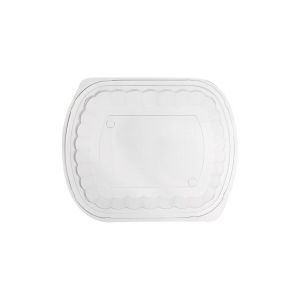 Lid PP for Lunch Box M/W Sugarcane 1 Case 1250 (Καπάκι PP Παραλληλόγραμμο για Σκεύος M/W 1 Θέσης από Ζαχαροκάλαμο)