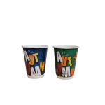 AUTUMΝ Design Double Wall (2W) Paper Cups 12 oz (Χάρτινα ποτήρια σχέδιο "Autumn" διπλού τοιχώματος)