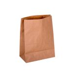 Bag Paper Kraft 12x8x25 without Handle (Χάρτινη Σακούλα Kraft Με Πιέτα & Πάτο, χωρίς χεράκι)