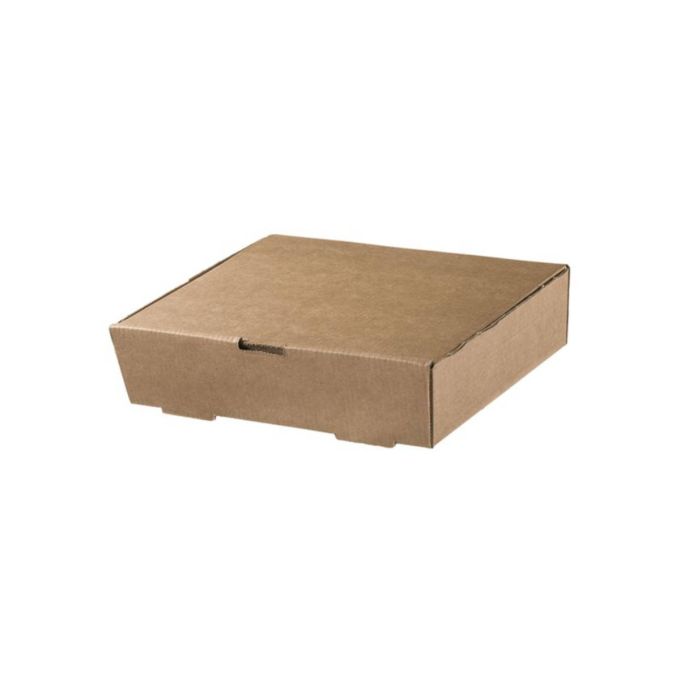 Portion / Club Sandwich Kraft Box (Χάρτινη συσκευασία Kraft με Πτυχές για Μερίδα ή Club Sandwich)