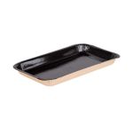 Platter 400 "Black Edition" (Χάρτινοι δίσκοι τροφίμων Kraft με εσωτερική μαύρη επένδυση)