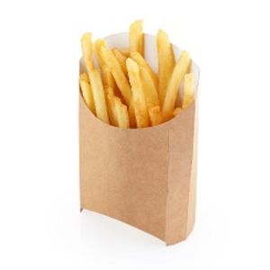 Fries Pack Medium (Χάρτινη συσκευασία Kraft για τηγανιτές πατάτες, ψάρια)