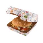 Burger Box Medium (Χάρτινη συσκευασία Kraft για ατομικά Burgers)