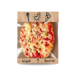 Loc Bag Razor Nature Pizza (Χάρτινη συσκευασία Kraft φάκελος με διάφανο φίλμ για Πίτσα)