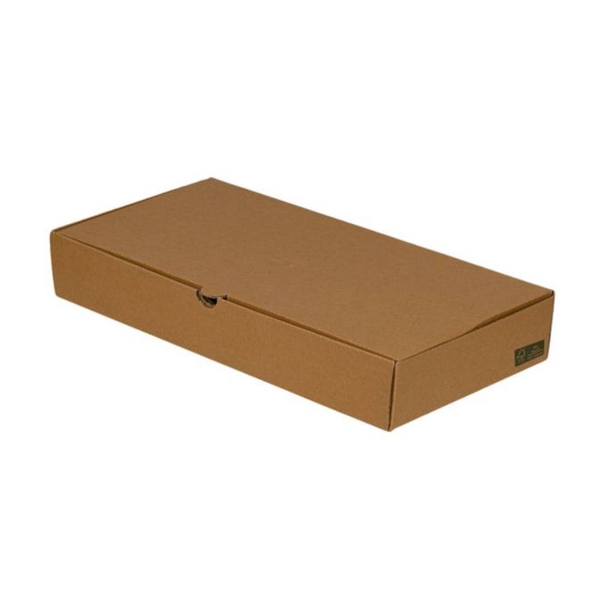 Portion Large Kraft Box (Χάρτινη συσκευασία Kraft με Πτυχές για Μερίδα Μεγάλη)