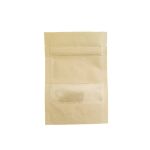 Doypack Pouches Kraft 10x15 (Χάρτινο Σακουλάκι Kraft με Παράθυρο & Πάτο)