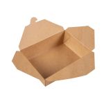 Fold Box 1500 "Pure Kraft" (Χάρτινη συσκευασία φαγητού Pure Kraft πολλαπλών χρήσεων)