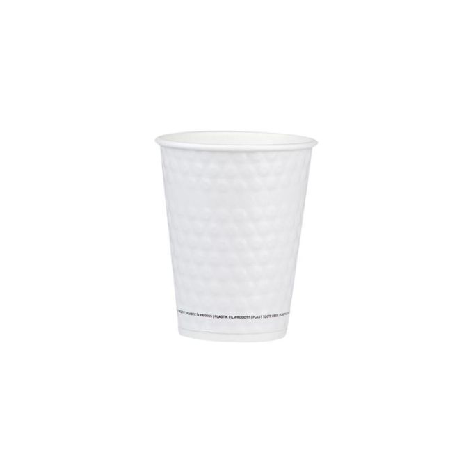 Bubble Paper Cup White 12 oz (Χάρτινα Ποτήρια Bubble Λευκά)