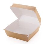 Burger Box Medium (Χάρτινη συσκευασία Kraft για ατομικά Burgers)