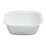 Lunch Press Tray Square No.01 + Paper Lid (Χάρτινο Τετράγωνο Σκεύος Φαγητού + Χάρτινο Καπάκι Σφράγισης)