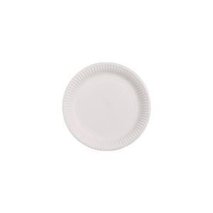 Paper Plates 205 White (Χάρτινα Πιάτα Λευκά)