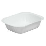 Lunch Press Tray Rectangular No.02 + Paper Lid (Χάρτινο Παραλληλόγραμμο Σκεύος Φαγητού + Χάρτινο Καπάκι Σφράγισης)