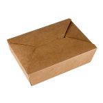 Fold Box 1400 "Pure Kraft" (Χάρτινη συσκευασία φαγητού Pure Kraft πολλαπλών χρήσεων)