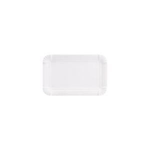 Paper Plates Rectangular 10x16 White (Χάρτινα Πιάτα Παραλληλόγραμμα Λευκά)