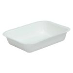 Lunch Press Tray Rectangular No.18 + Paper Lid (Χάρτινο Παραλληλόγραμμο Σκεύος + Χάρτινο Καπάκι Σφράγισης)