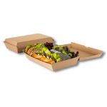 Dinner Box Large "Pure Kraft DP" (Χάρτινη συσκευασία Kraft φαγητού Μερίδας)