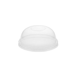 Pet Lid Dome for Ice Cream Kraft Cup 5 - 8 - 12 oz (Καπάκι Pet θόλος για χάρτινα κύπελα Kraft 300 χωρίς τρύπα)