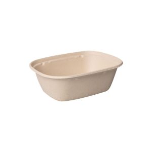 Safe Bowl M/W Oval 1300 Sugarcane (Σκεύος M/W Ασφαλείας Οβάλ από Ζαχαροκάλαμο)