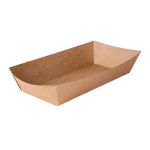 Food Trays XLarge "Pure Kraft" (Χάρτινο δισκάκι Kraft για Street Food)