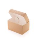 Cake Box 1200 Kraft Easy Open (Χάρτινα κουτιά Kraft ζαχαροπλαστείου)