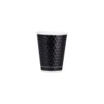 Bubble Paper Cup Black 8 oz (Χάρτινα Ποτήρια Bubble Μαύρα)